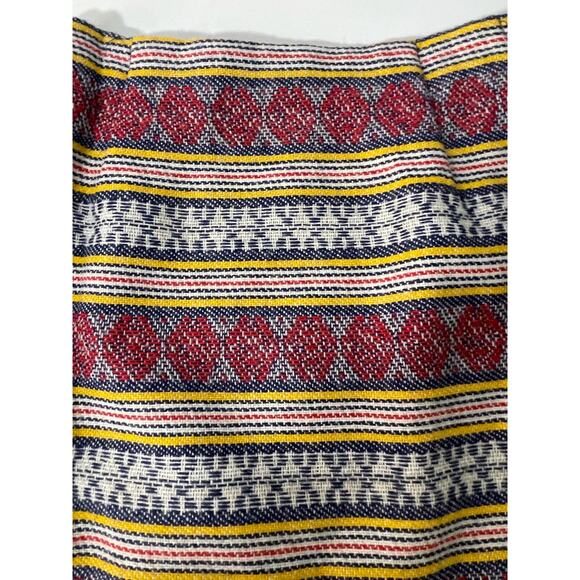 VTG 70s PEERLESS BOSTON TWIGGY MINI SKIRT RED YELLOW Pattern Size 7-8 - Picture 3 of 8